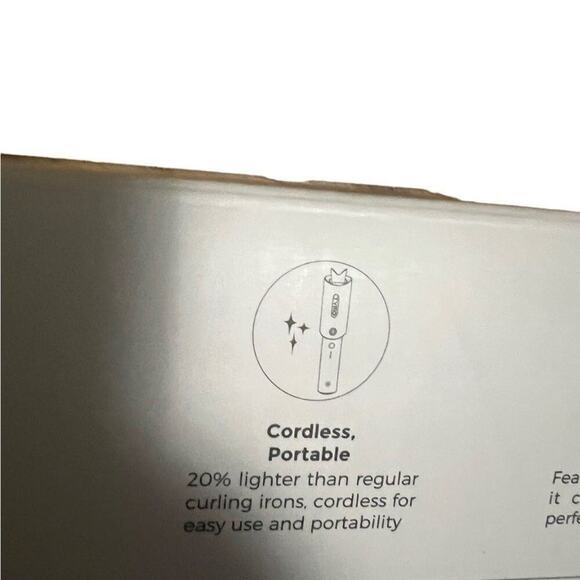 TYMO CURLGO 1 Inch CORDLESS‎ AUTO CURLING IRON NIB - Picture 5 of 9